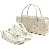 和装用バッグと下駄のセット華三彩