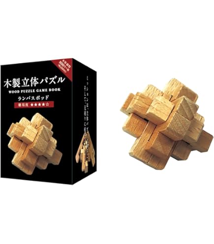 Amazon | KUMUZ 木製立体パズル クロスプエルタ (対象年齢:15歳以上