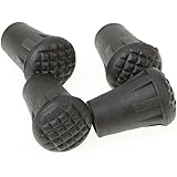 KOZEEY 【ノーブランド 品】ハイキング スティック ウォーキング トレッキング ポール用 交換用 ラバー ヒント エンド ４本 3cm