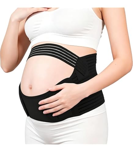 Amazon.co.jp: マタニティベルト 妊娠 腹部サポートバンド 骨盤圧緩和