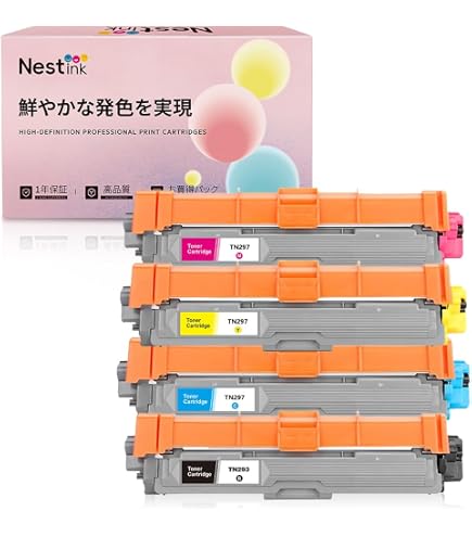 Amazon.co.jp: EasyECO ブラザー用 HL-L3230CDW TN-293 297 4色セット