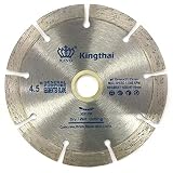 Kingthai 115mm 乾式 ダイヤモンドブレード コンクリート 石材用 穴径 7/8-5/8"