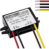 dcdc コンバータ DC 12V 24V → 5V 5A 25W 直流電圧 変換器 変圧器 トランス 防水電源 トラック/車両/ボート/ソーラーシステムなど （DC 8-40V入力を受け入れます）