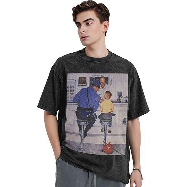 Amazon | ノーマンロックウェル。 タトゥーアーティスト Tシャツ | T