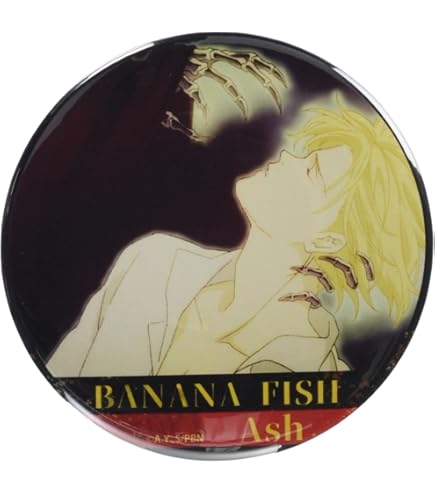 BANANAFISH 上映会 缶バッジ アッシュ・リンクス BANANA FISH_描き下ろしイラスト アッシュ・リンクス バースデーver