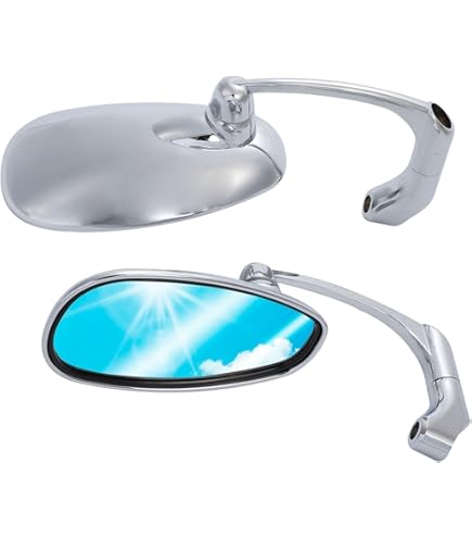 Amazon | バイク 汎用 ナポロッキー ミラー 左右セット ブラック