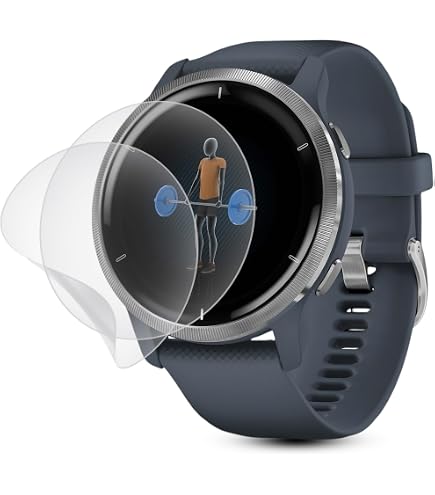 Amazon.co.jp: 【2枚セット】Garmin Venu 2 用 保護フィルム 高透過率