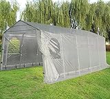 雪Shed Suitable for Bad Weather、Quictent 20 ' x11 ' Heavy Dutyカーポートガレージ自動車Shelterと観測ウィンドウ