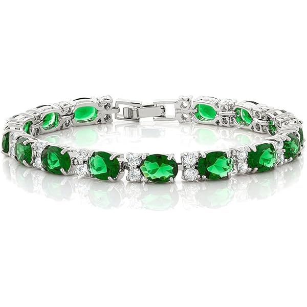 Amazon | Ice Gems スターリングシルバー 人工ルビー