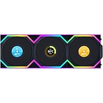 Amazon | LIANLI 120mm ARGBファン UNI FAN SL LCD Wireless 120