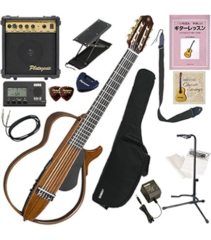 Amazon | YAMAHA サイレントギター初心者入門 レトロなデザインの