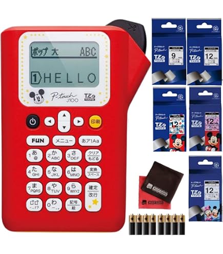 Amazon.co.jp: CASIO ディズニーキャラクターズ シールワープロ