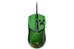 Minecraft ゲーミングマウス Razer レイザー Cobra Minecraft Edition 58g 軽量 コンパクト つかみ持ち/つまみ持ちにフィット 有線 第3世代 オプティカルマウススイッチ 没入感を高めるアンダーグロー Chroma ライティング 8500 DPI オプティカルセンサー Speedflexケーブル コブラ マインクラフト エディション 【日本正規代理店保証品】