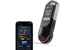 HOZO NeoRulerGO Digital Tape Measure with Laser, Smart Rechargeable Measuring Tool for Flat, Curved, Odd Shapes | Bluetooth A