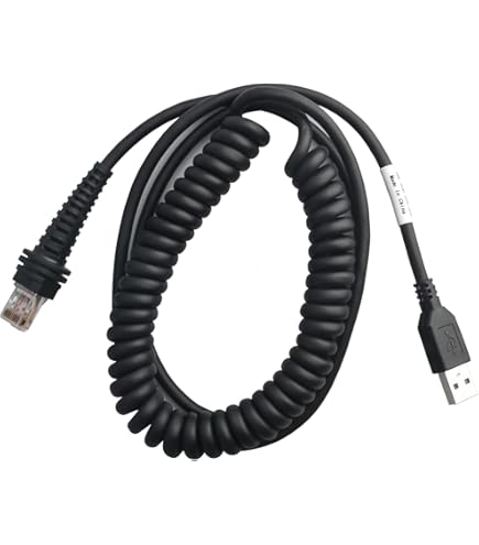 Amazon | Honeywell CBL-500-300-C00 USB Coiled Cable, Type A, 5V