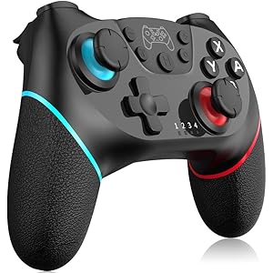Switch コントローラー 【2020改良版】RegeMoudal スイッチ コントローラー ワイヤレス プロコン Bluetooth 最新switchシステム8.0.1対応 6軸ジャイロセンサー搭載 HD振動 TURBO連射機能付き 日本語取扱説明書