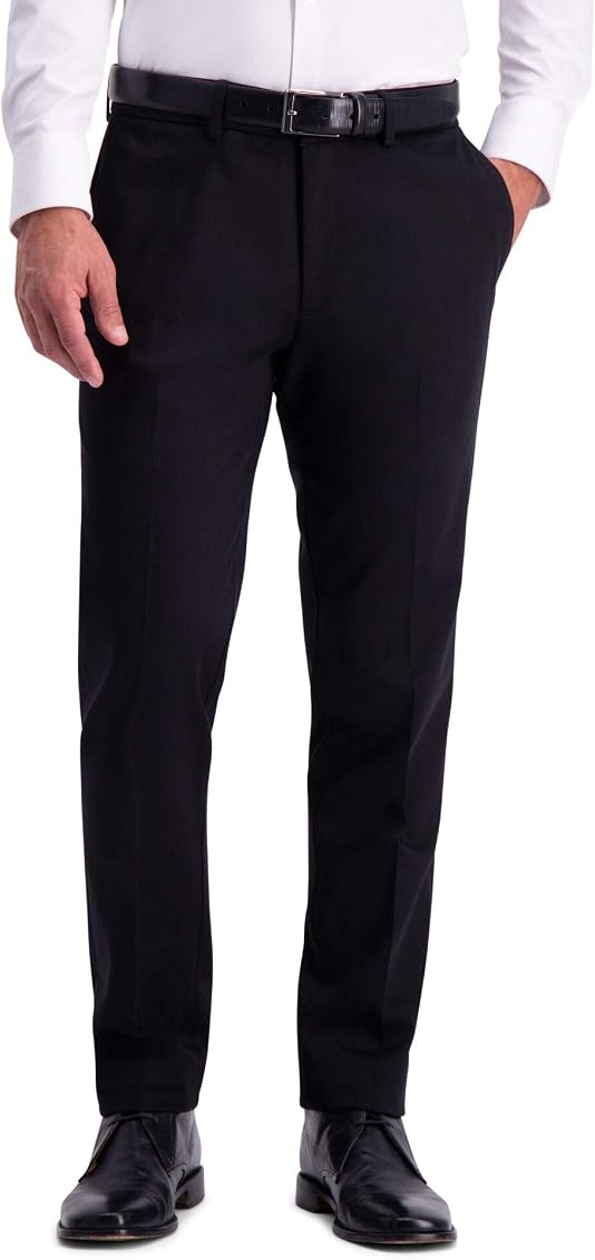 Haggar Men's Premium No Iron Khaki Slim 