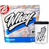 バルクスポーツ プロテイン バルクホエイ RICH 1kg + シェイカー x 1本セット 甘味料・香料不使用 プレーンタイプ ナチュラル ノンフレーバー