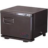 タオルクーラー＆タオルウォーマー 温冷 前開き ブラウン 6.5L タオルスチーマー おしぼり