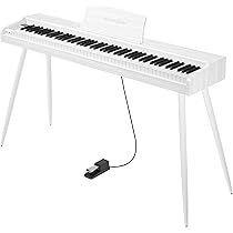 Amazon | KIMFBAY 電子ピアノ 88鍵盤 木製 電子 ピアノ 88鍵