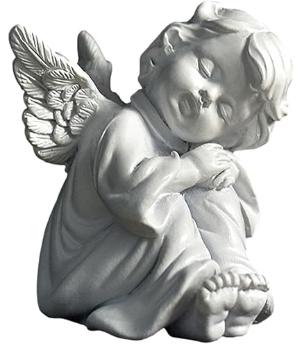 守護天使の置物　ペルー 守護天使の置物ペルー