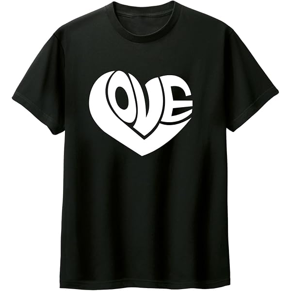 Amazon | ロサンゼルスのハート型文字。 Tシャツ | Tシャツ