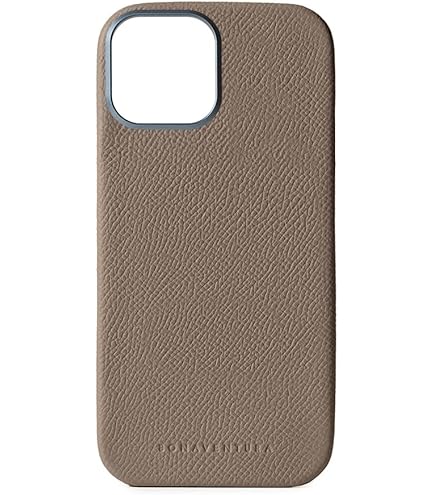 Bonaventura 最高級レザー人気色エトープ バックカバーケース Amazon.co.jp: 【BONAVENTURA】(for iPhone16)バックカバーケース