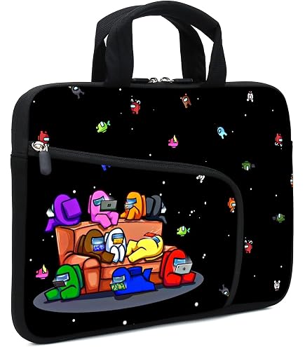 thumbnail image 2 of Neoprene Laptop Sleeve Case With Handle – Fits 11-15.6 Inch Computers – For IBM Macbook 2 of 6