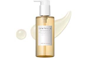SKIN1004 Centella Cleansing Oil from Madagascar, 200ml, Oil Celanser & Makeup Remover with Centella Asiatica, Hydrating & Gentle Face Cleanser, Lightweight, Improves Skin Cleanliness & Softness, Korean Skincare