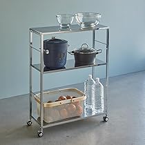 Amazon.co.jp: ディノス キッチン収納 キッチン 収納カート 作業