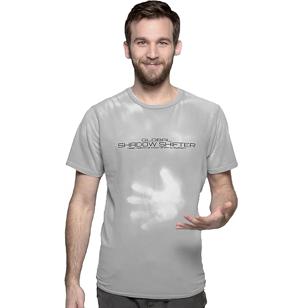 shadows Tシャツ L Shadow Shifter ADULT Color Changing T-Shirt Heat Sensitive