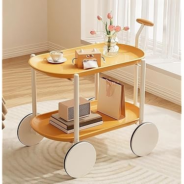 ☆2個セット サイドテーブル、モダン自由な配置でスペース有効活用 Sopomo ソポモ どこでもサイドテーブル 二段 持ち手付き 円形テーブル