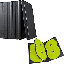 Amazon.co.jp: サンワダイレクト DVDケース 6枚収納 DVDトールケース