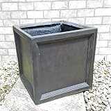 【軽いので移動ラクラク】 植木鉢 フィリオ　グレー (32cm) ファイバークレイ アンティーク テラコッタ風 おしゃれ 園芸 ガーデニング