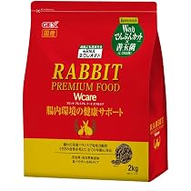 Amazon | GEX ラビットプレミアムフード ダブルケア 2kg | ジェックス
