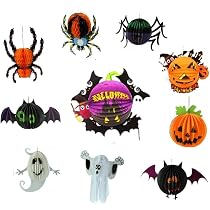 ハロウィン 吊り下げ飾り Amazon.co.jp: ハロウィン 飾り 吊り下げ 10点セット パーティー 装飾