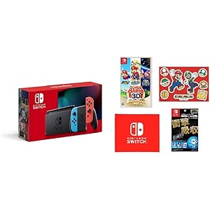 Nintendo Switch 本体 (ニンテンドースイッチ) Joy-Con(L) ネオンブルー/(R) ネオンレッド…