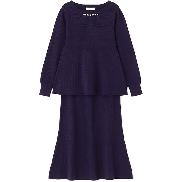 新品　プロポーションボディドレッシング　バイカラーアンサンブルニットワンピース プロポーションボディドレッシング PROPORTION BODY DRESSING バイ