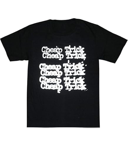 Cheap Trick Tシャツ Lサイズ 黒 Amazon.co.jp: チープ・トリック チープトリック ロゴ ブラック メンズ