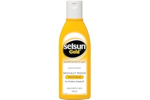 Selsun Gold Treatment 洗发水，经医学证明可控制头皮屑，减少头皮屑，200 毫升