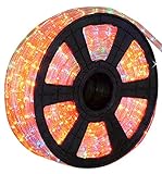 iimono117　イルミネーション ロープライト 30メートル / チューブライト ストレートライト イルミ ツリー クリスマスツリー 電飾 飾りつけ ライト アレンジ 防雨 防水 屋外デコレーショ