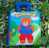 布絵本 MY QUIET BOOK 姉妹品 レッスンブック ドレスアップ ベア 英語版　知育