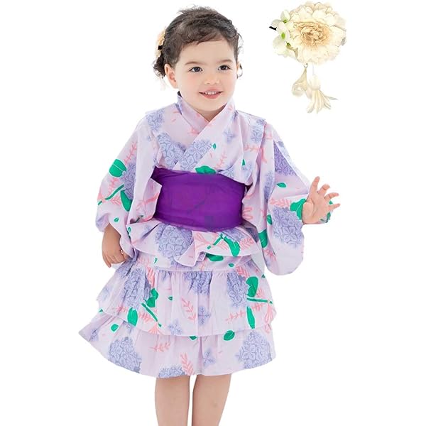 詩愛-shion-No.YU2508キッズ可愛いセパレート浴衣ドレスセット Amazon | [monoii] 浴衣 ドレス 子供 女の子 浴衣セット 4点