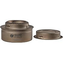 Amazon.co.jp: GRAND FIELD チタン製アルコールストーブ 軽量 アルスト