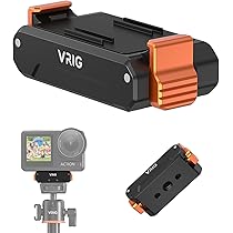 Amazon | VRIG DJI Osmo Action 5Pro 4 3用 クイックリリースマウント