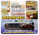 ノムラテック スライドロック 1個入 ダークブラウン N-3081