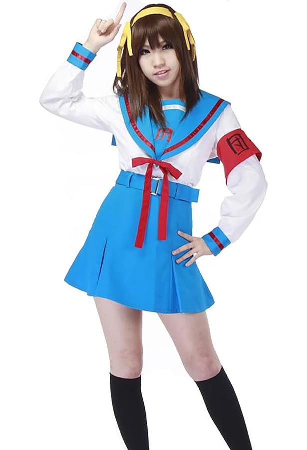Amazon.co.jp: GarmentHolyland コスプレ衣装 涼宮ハルヒの憂鬱 長門