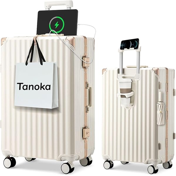 Amazon.co.jp: GGQAAA Suitcase, White : Clothing, Shoes & Jewelry