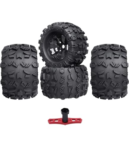 Amazon | AllinRC 1/8スケール RCモンスタートラックタイヤ 3.8