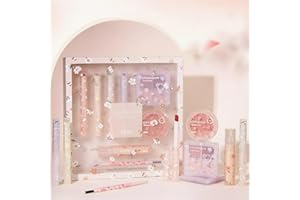 HiVi フル美容メイクアップ化粧品セット 口紅/チーク/アイシャドウ/コンシーラー/アイブロウペンシル 長持ち メイクアップセット 初心者 人気化粧品セット ハロウィン クリスマス 新年 誕生日 お祝い日 贈り物